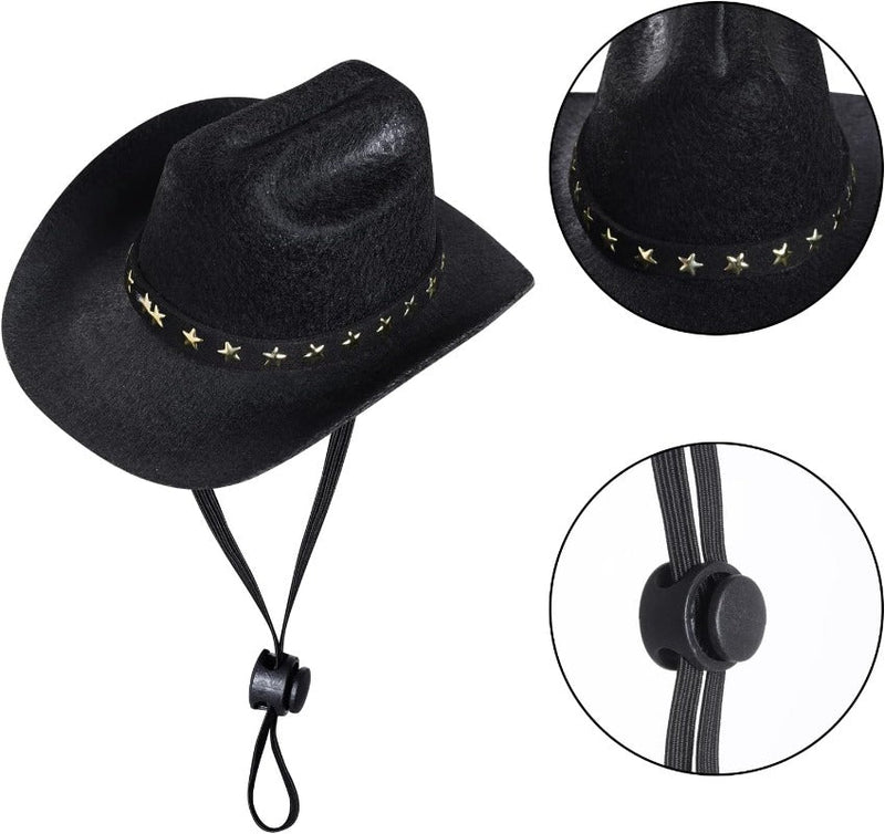 Western Pet Cowboy Hat & Bandana Costume Set