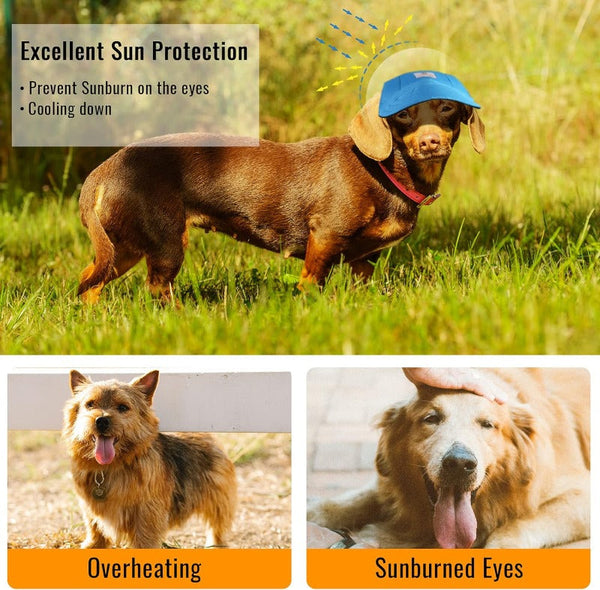 Adjustable Dog Sun Cap