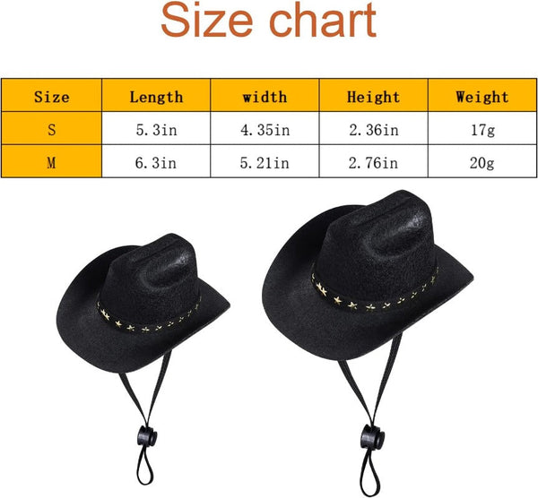 Western Pet Cowboy Hat & Bandana Costume Set