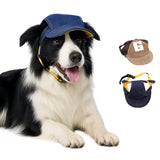 Adjustable Denim Dog Cap