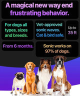 Rechargeable Ultrasonic Dog Trainer – Safe & Effective Behavior Correction