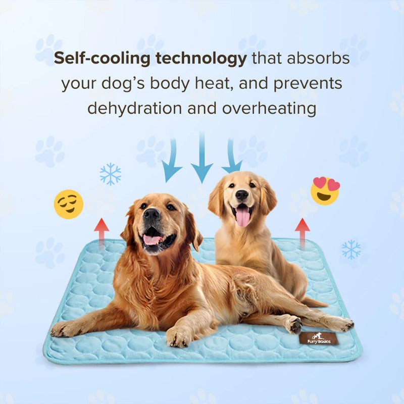 Portable Pet Cooling Mat – No Gel, No Freeze, Just Instant Relief