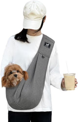 Hands-Free Pet Sling Carrier for Small Dogs & Cats