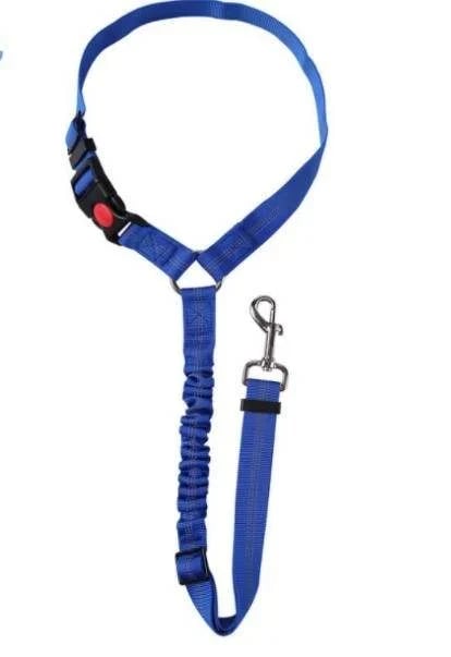 Adjustable Car Headrest Dog Leash – 2-in-1 Safety Harness & Travel Restraint
