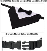 Formal Dog Tuxedo Wedding Dog Bandana Collar Dog