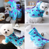Cozy Dinosaur Pet Hoodie with Leash Attachment