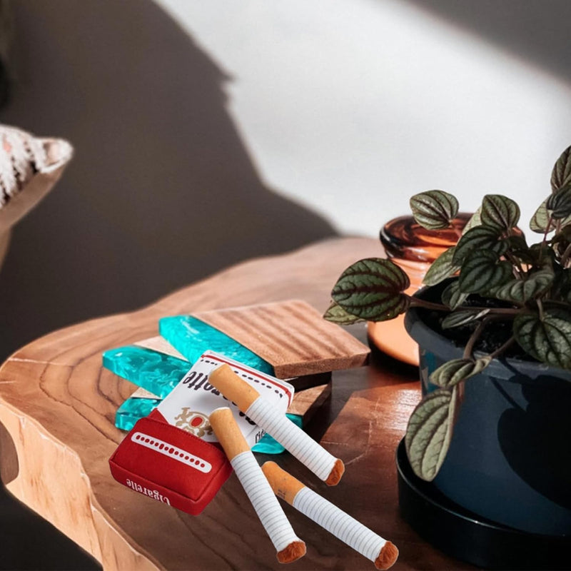 Cuddle Ciggy Plush Cigarette Dog Toy Set
