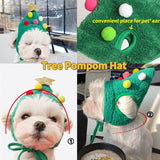 Adorable Christmas Tree Pom-Pom Hat