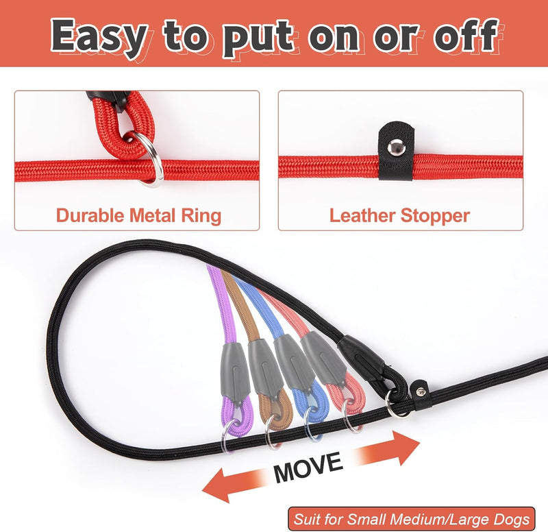 5pcs Slip Lead Dog Leash