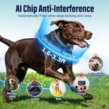 Bark Collar for Large Medium Dogs Smart Ultrasonic Dog