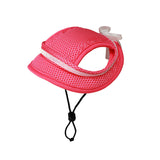 Mesh Canvas Sun Hat for Small Dogs