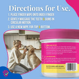 Pet Dental Finger Wipes