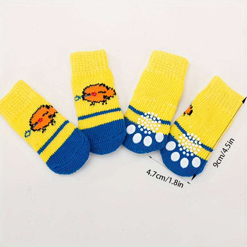 Cute Dog Socks 4pcs