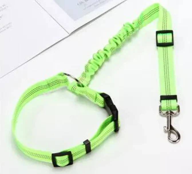 Adjustable Car Headrest Dog Leash – 2-in-1 Safety Harness & Travel Restraint