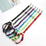 Adjustable Car Headrest Dog Leash – 2-in-1 Safety Harness & Travel Restraint
