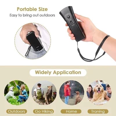 Ultrasonic Anti-Barking Dog & Animal Deterrent Device